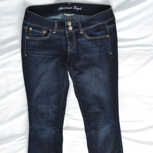 Women's Dark Wash Super Strech Bootcut Jeans